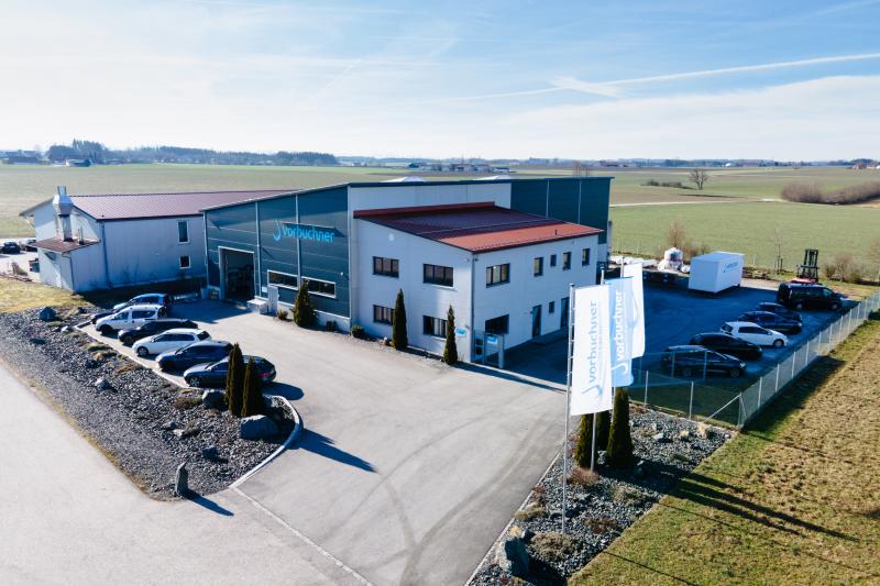 Firmengelände Drohnenaufnahme Firmengelände Drohnenaufnahme