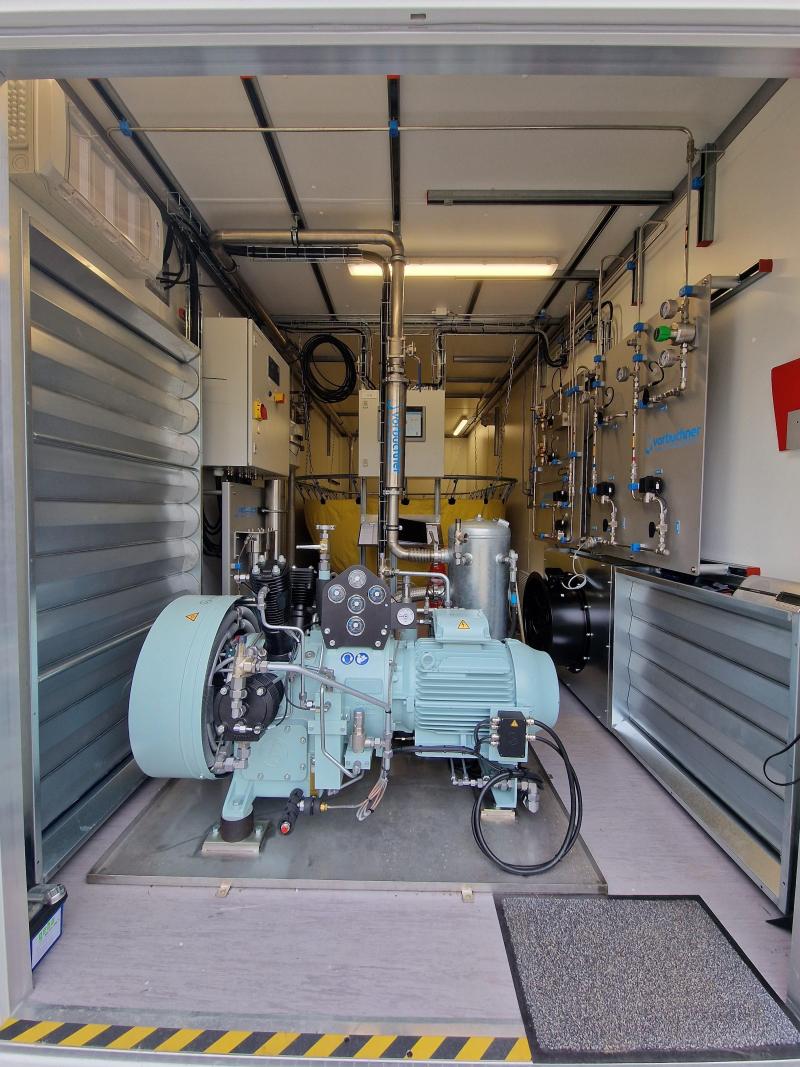 Inside the container Inside the container