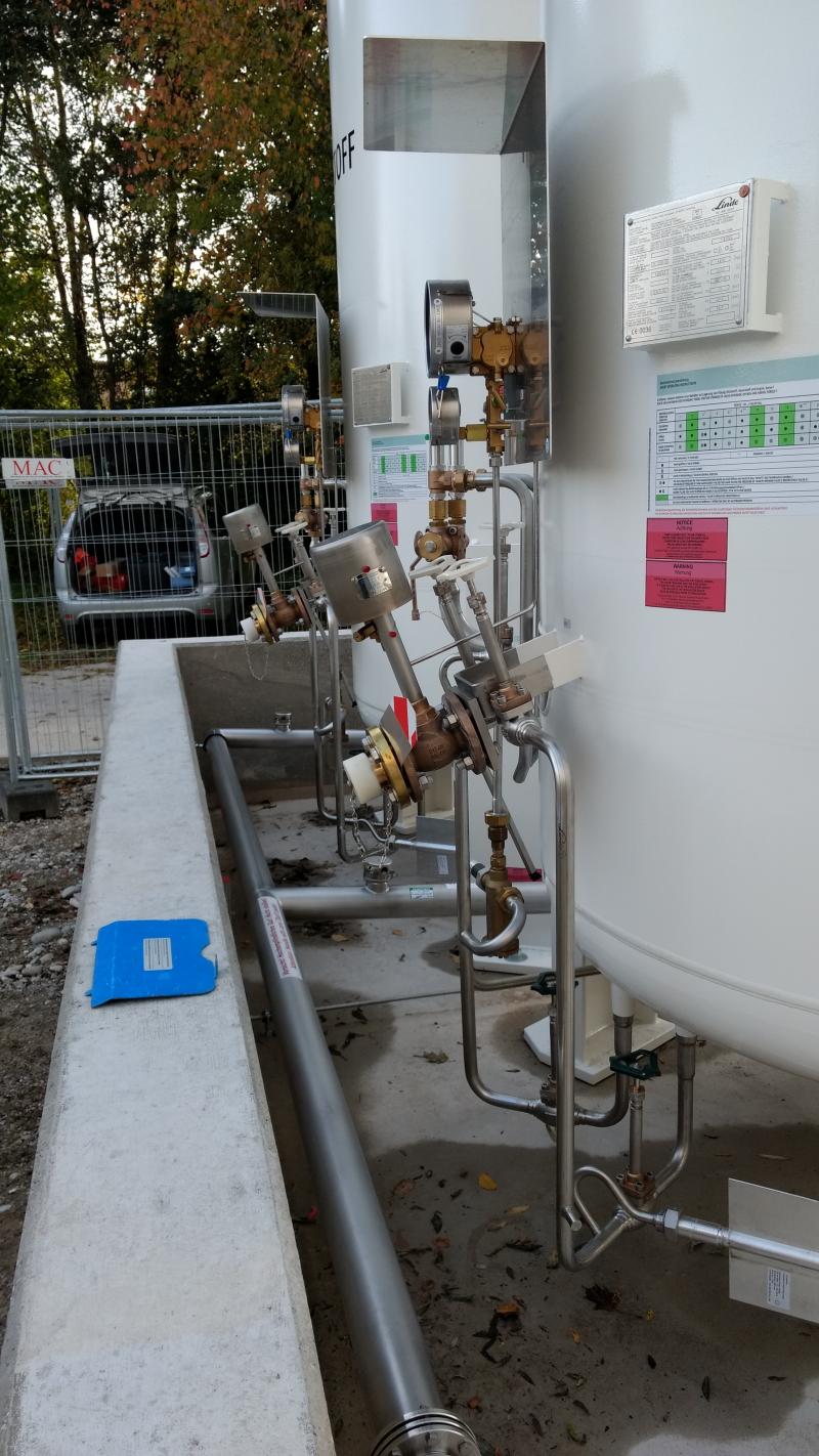 Armaturen Gasspeicher