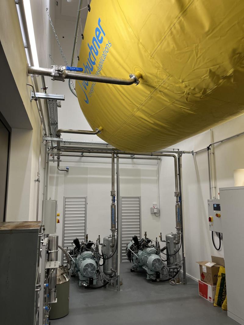 Recovery Kompressoren und Ballon